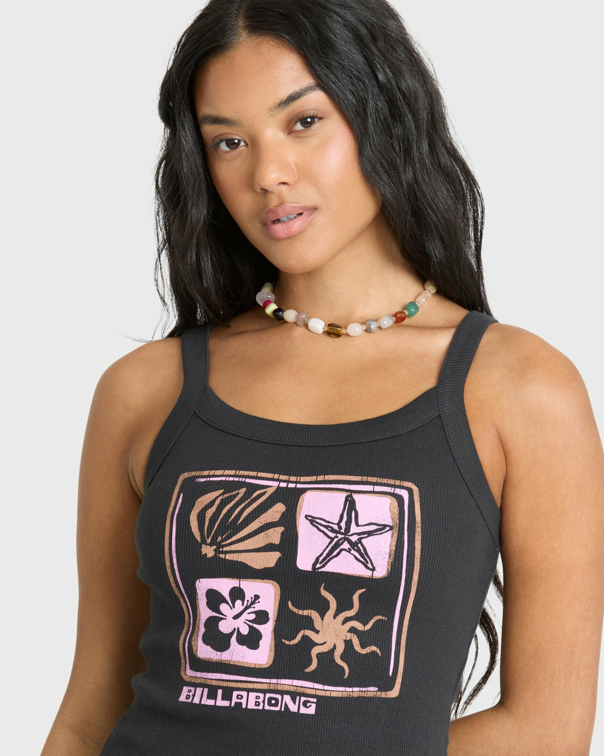 Billabong Women's Day Trip Forever Tank Top - Black Sands