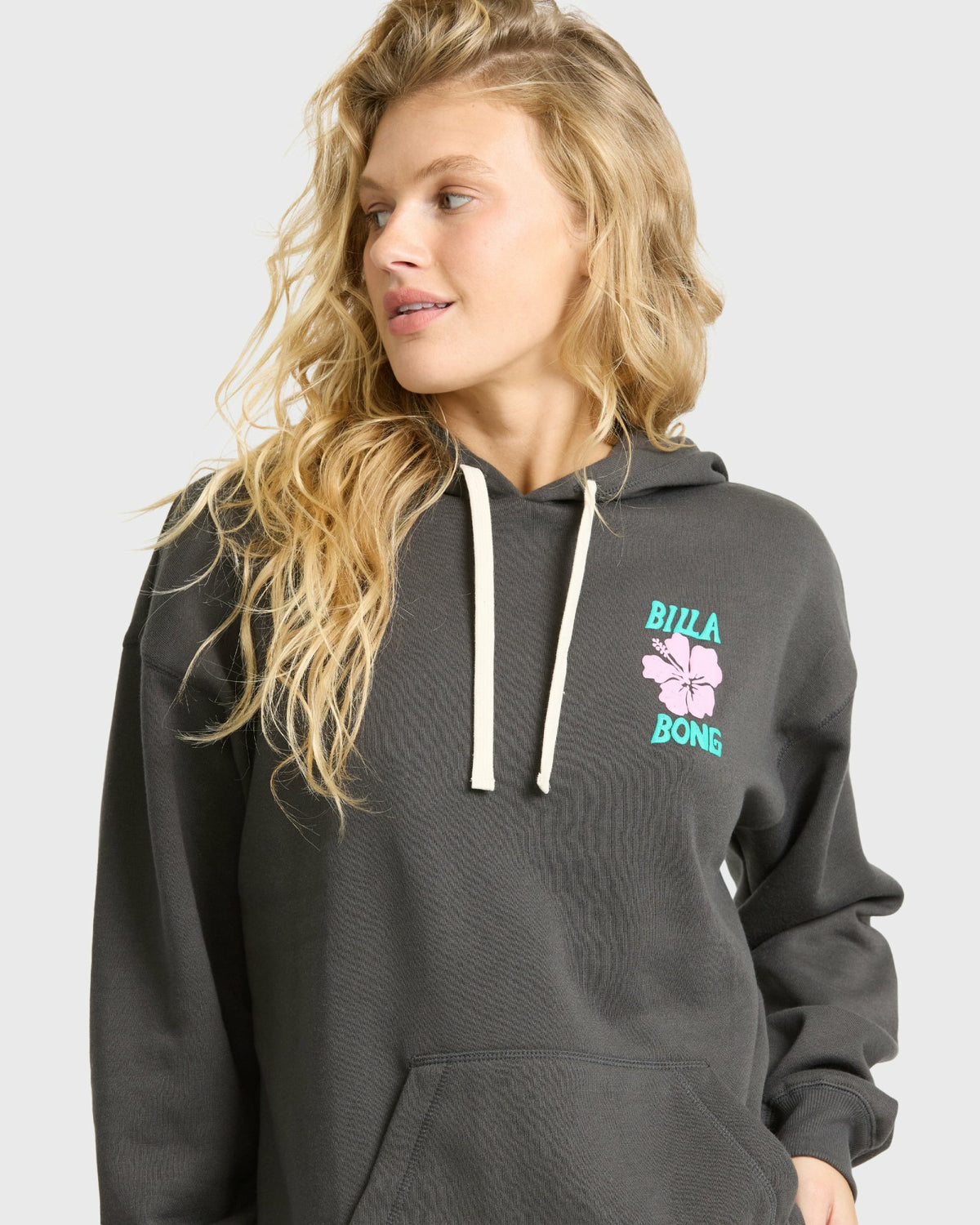 Billabong Women's Midnight Session Pullover Hoodie - Off Black