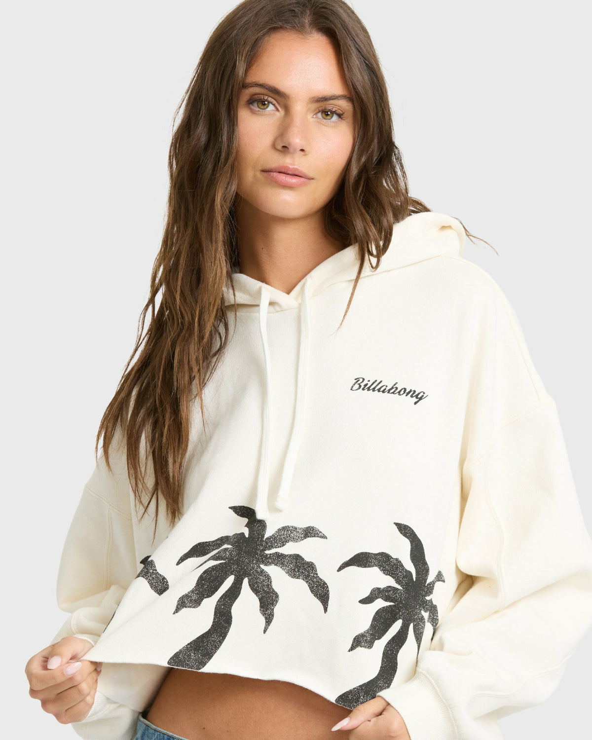 Billabong Women's Spring Break Pullover Hoodie - Salt Crystal