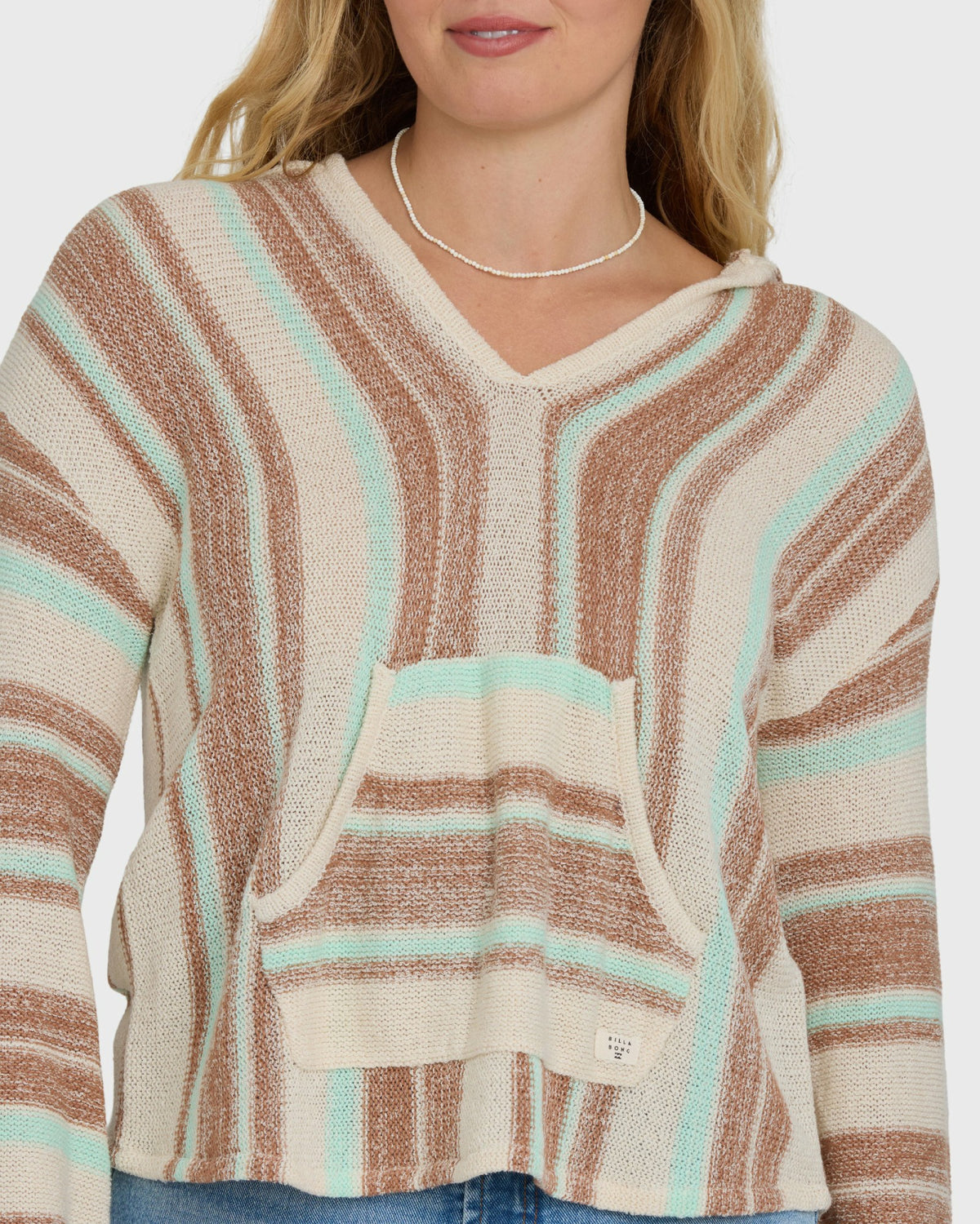 Billabong Women's Baja Beach Hooded Sweater - Sugar Almond