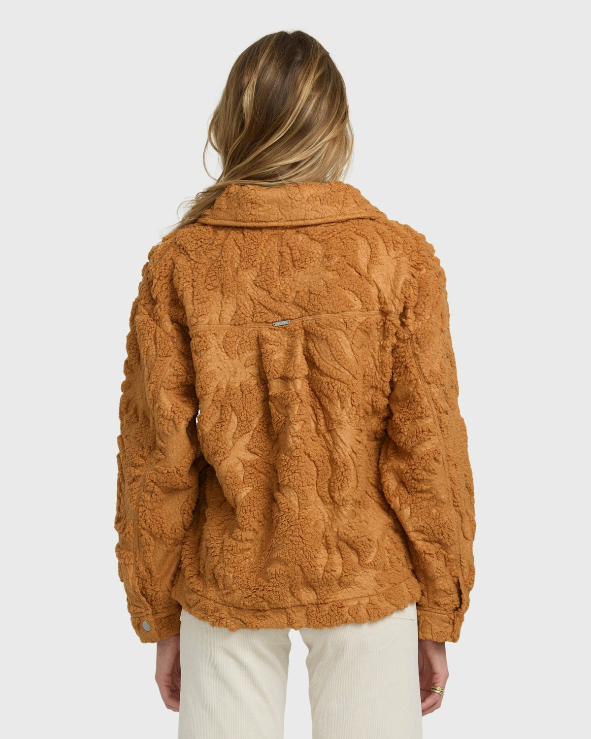 Billabong Women's Sundown Sherpa Shacket - Camel