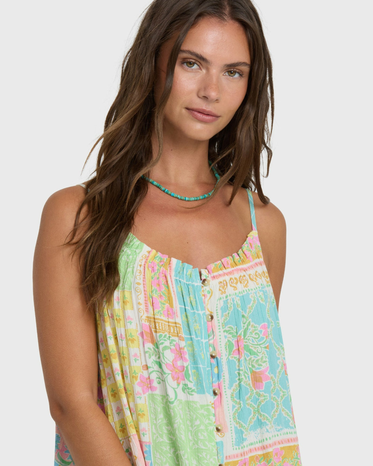 Billabong Women's Perla Maxi Dress - White Multi