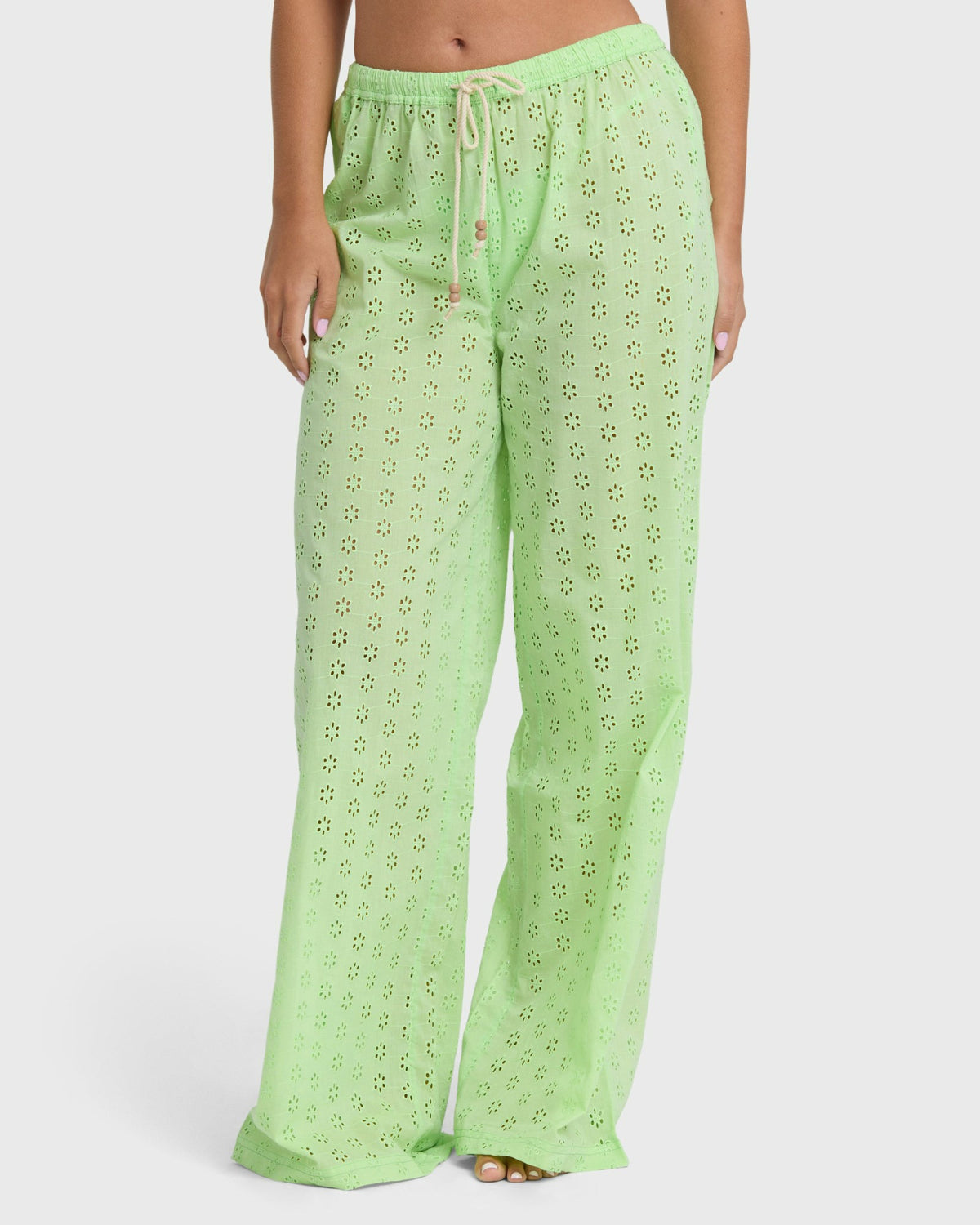Billabong Women's Sun Lit Cover Up Pants - Green Glow