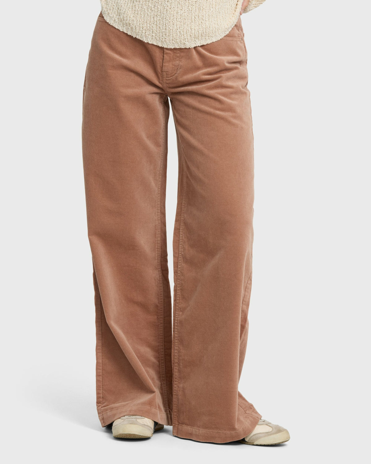 Billabong Women's Uncut Cord Pants - Sugar Almond