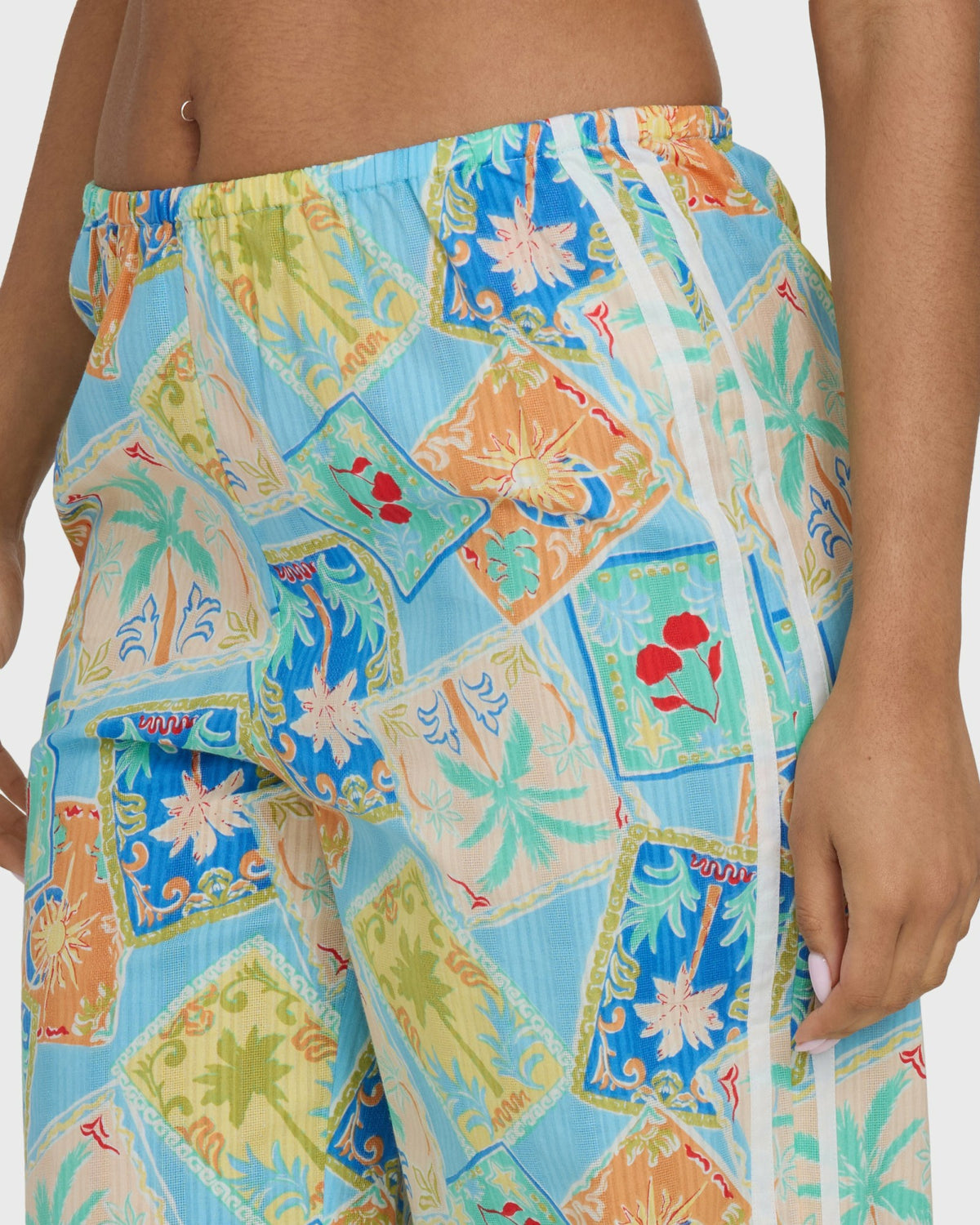 Billabong Women's Palm Grove Elastic Waist Pants - Dream Blue