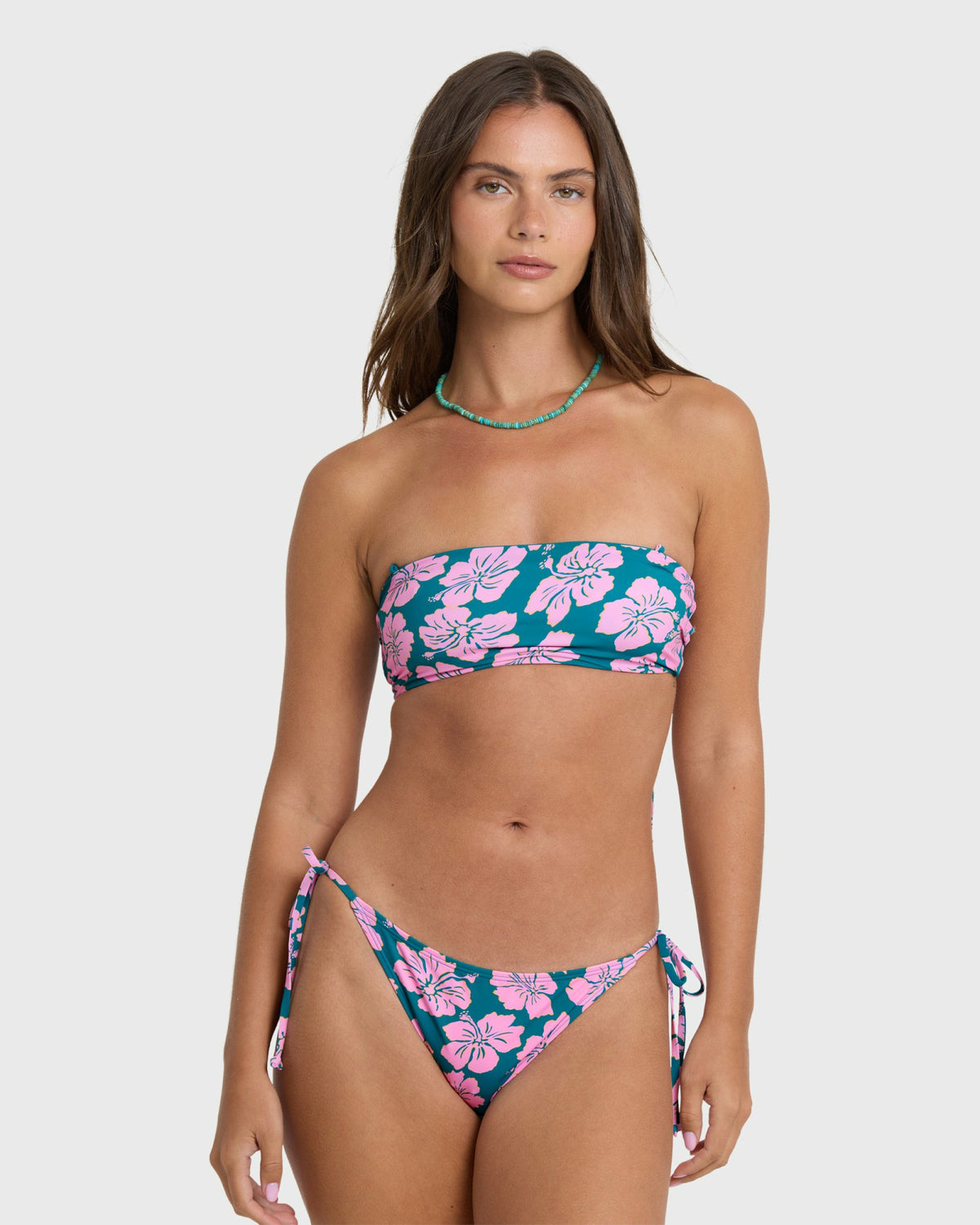 Billabong Women's Mahalo Baby Reversible Tully Tube Bikini Top - Deep Lagoon