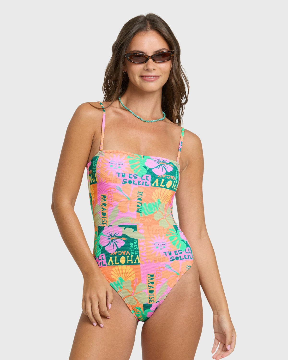 Billabong Women's Sunscape Tully Hawaii Swimsuit - Deep Lagoon