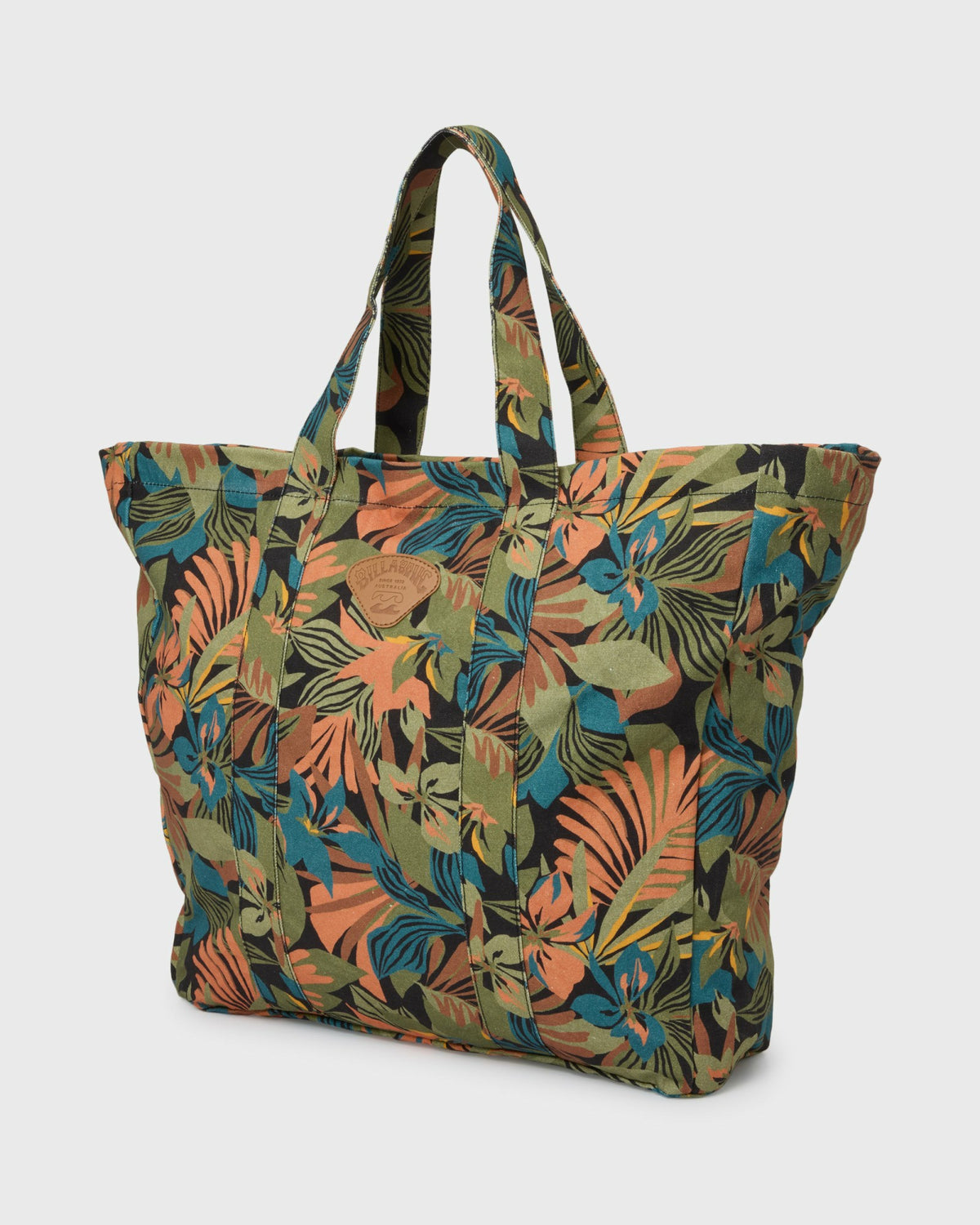 Billabong Women's Poppins Playa Zip Top Tote - Black Multi