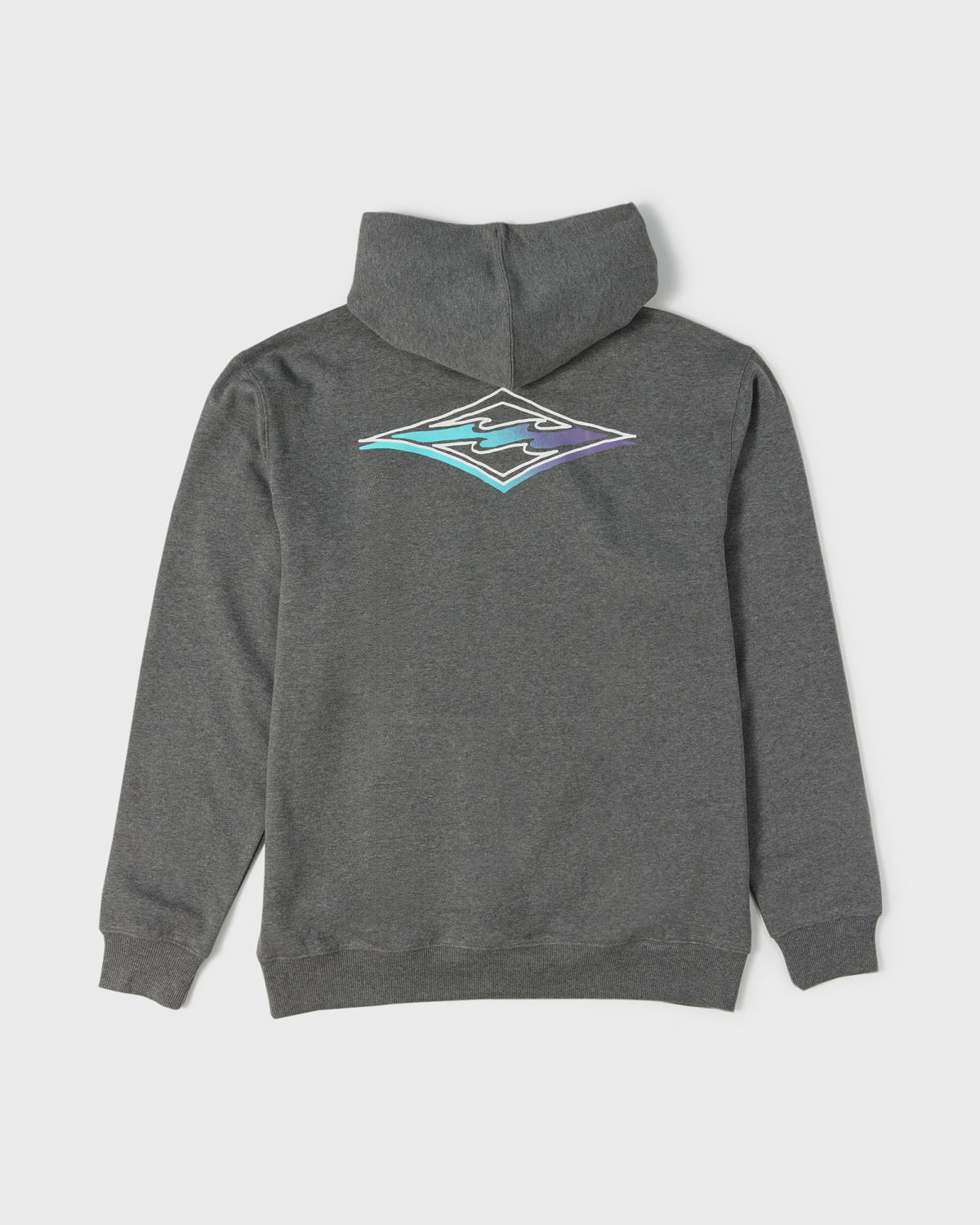 Billabong Men's Crayon Wave Pullover Hoodie - Dark Gray Heather