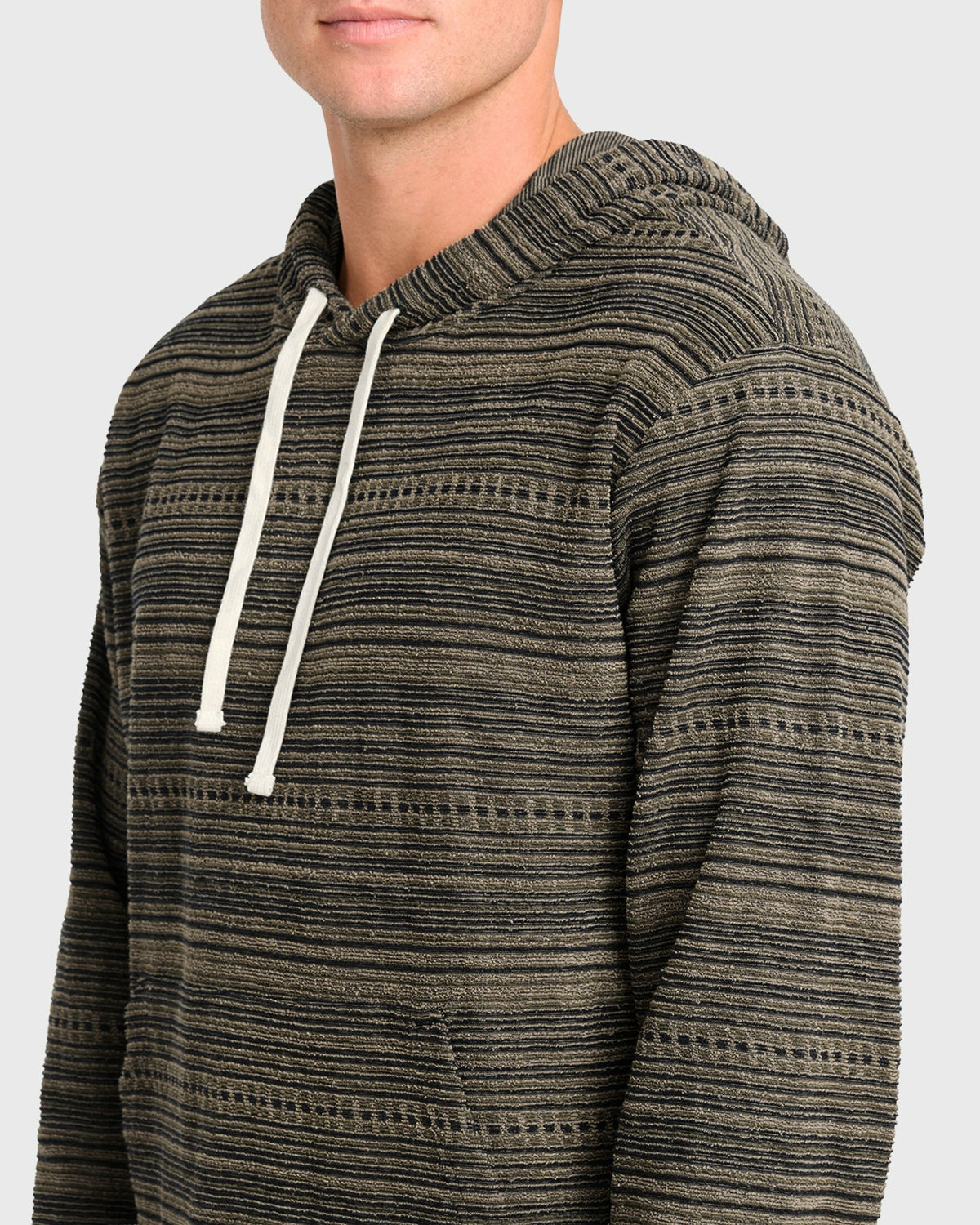 Billabong Men's Flecker Diego YD Pullover Hoodie - Oatmeal
