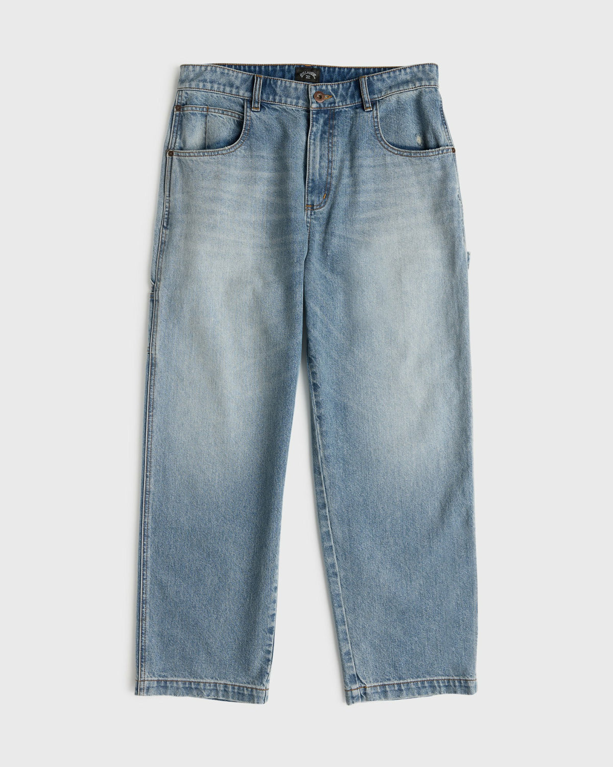 Billabong Men's Bad Dog Carpenter Pants - Bleached Blue Wash