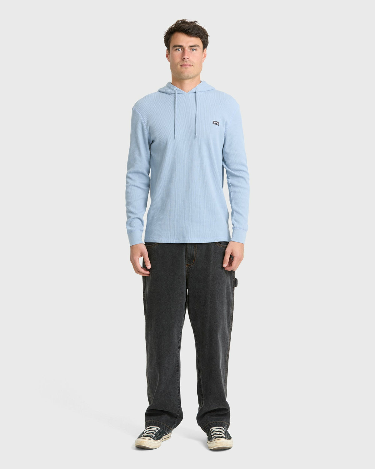 Billabong Men's Foundation Pullover Hoodie - Blue Fog