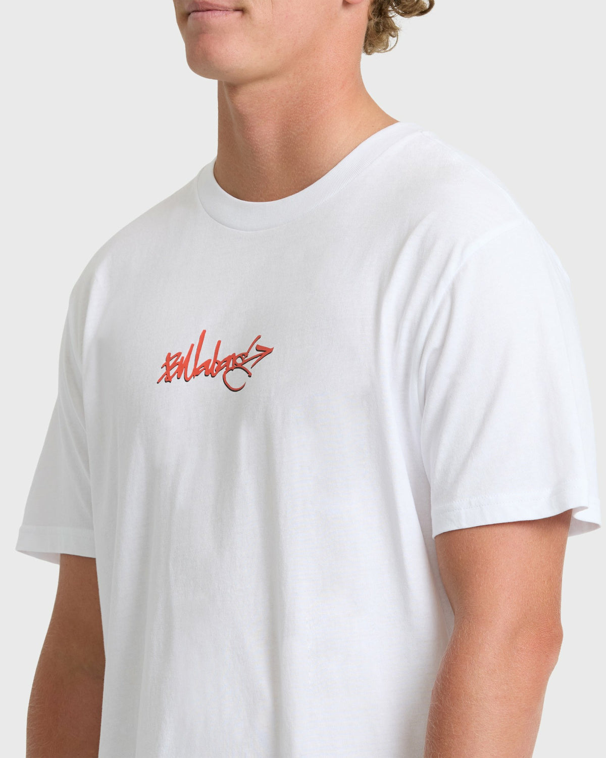 Billabong Men's Occys Point Premium Short Sleeve Cotton T-Shirt - White