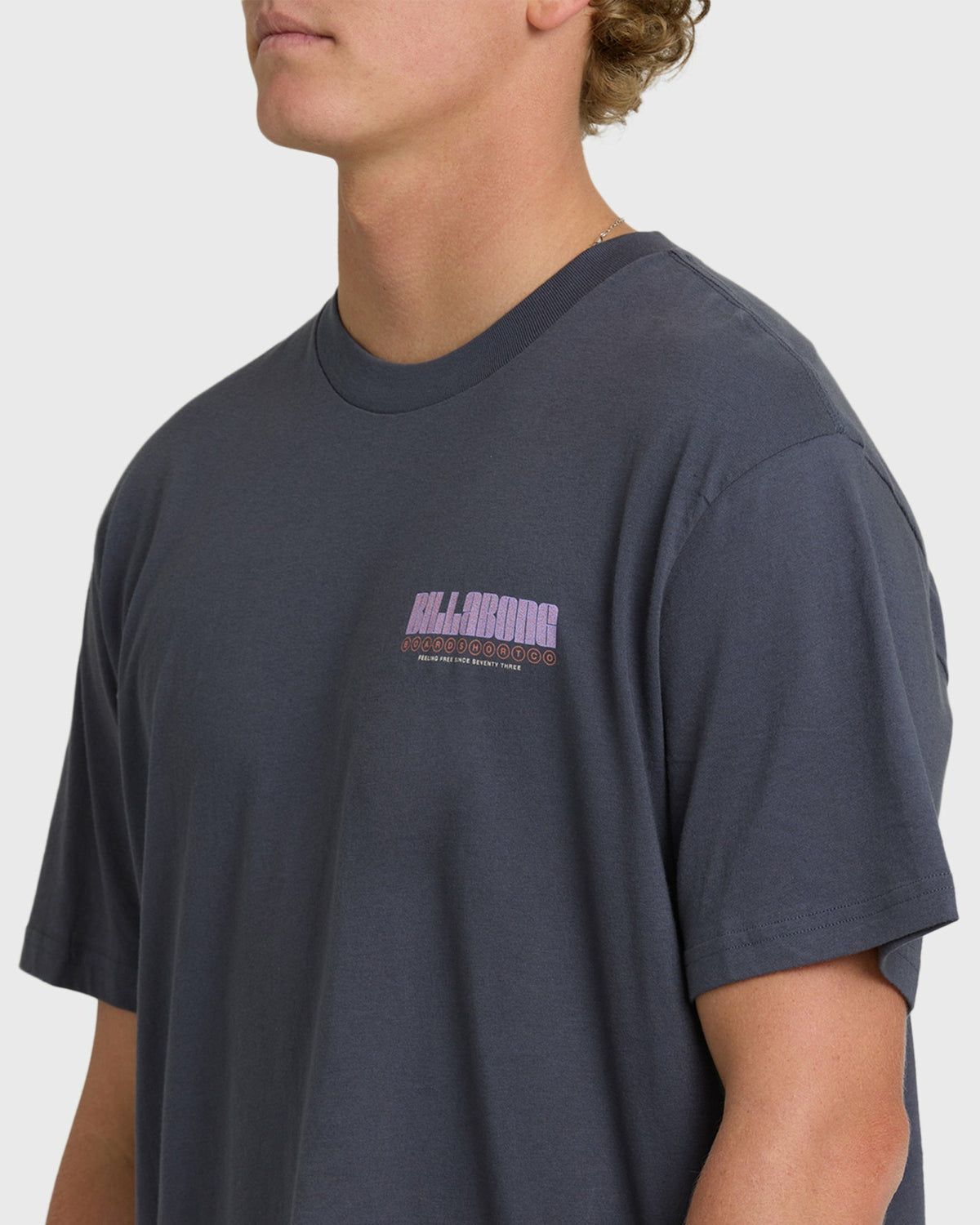 Billabong Men's Broadsheet Premium Short Sleeve T-Shirt - Graystone