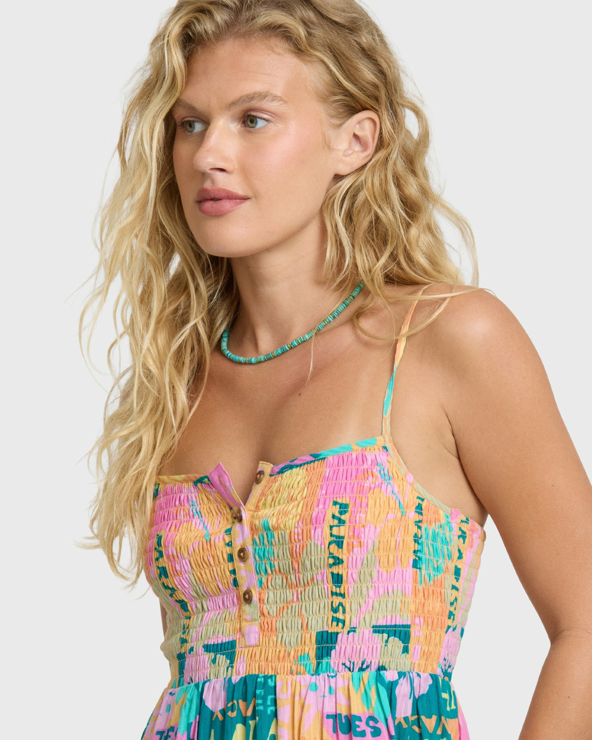 Billabong Women's Fever Dream Mini Dress - Deep Lagoon Multi