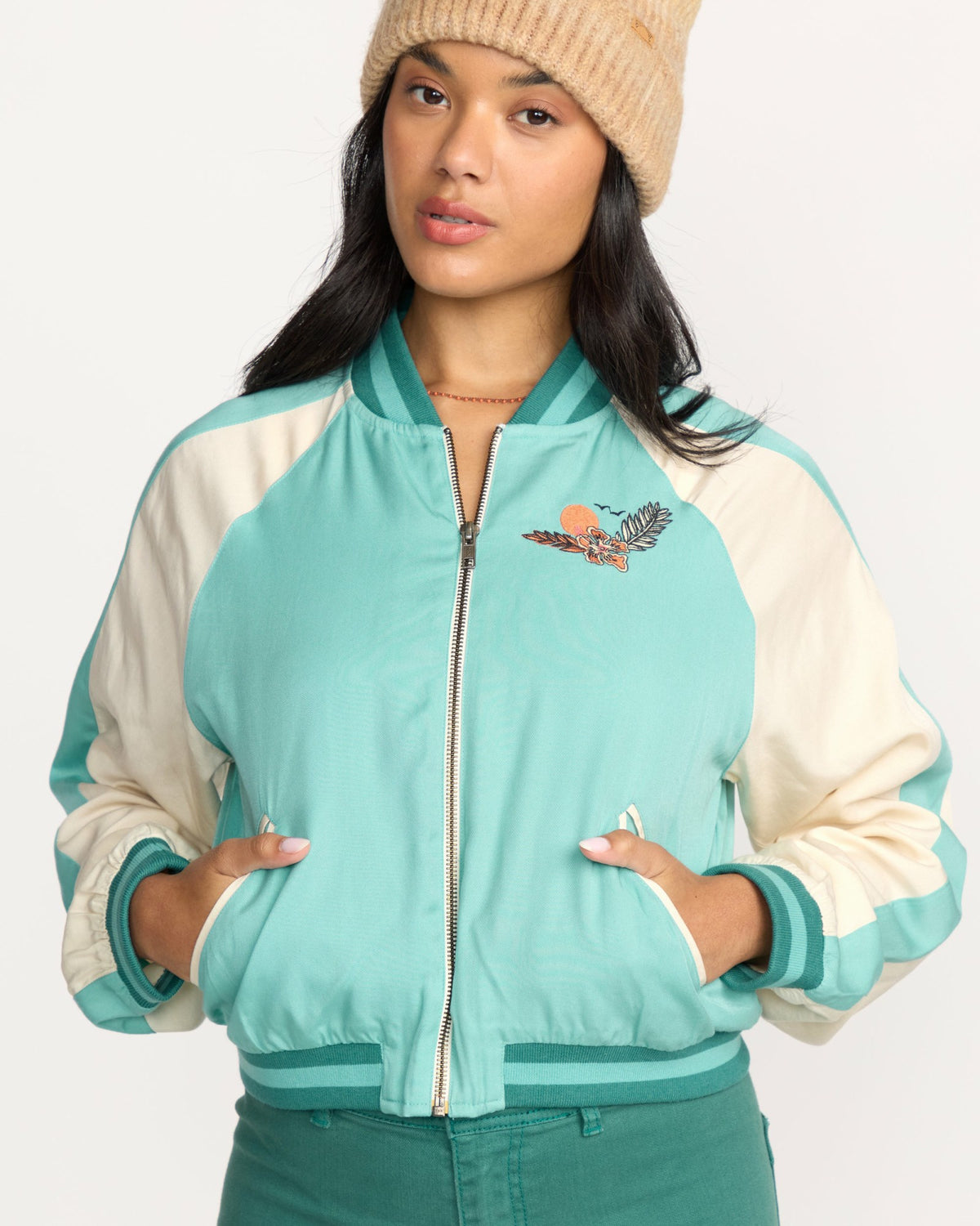 Billabong Women's Dream Vacation Souvenir Jacket - Misty Blue