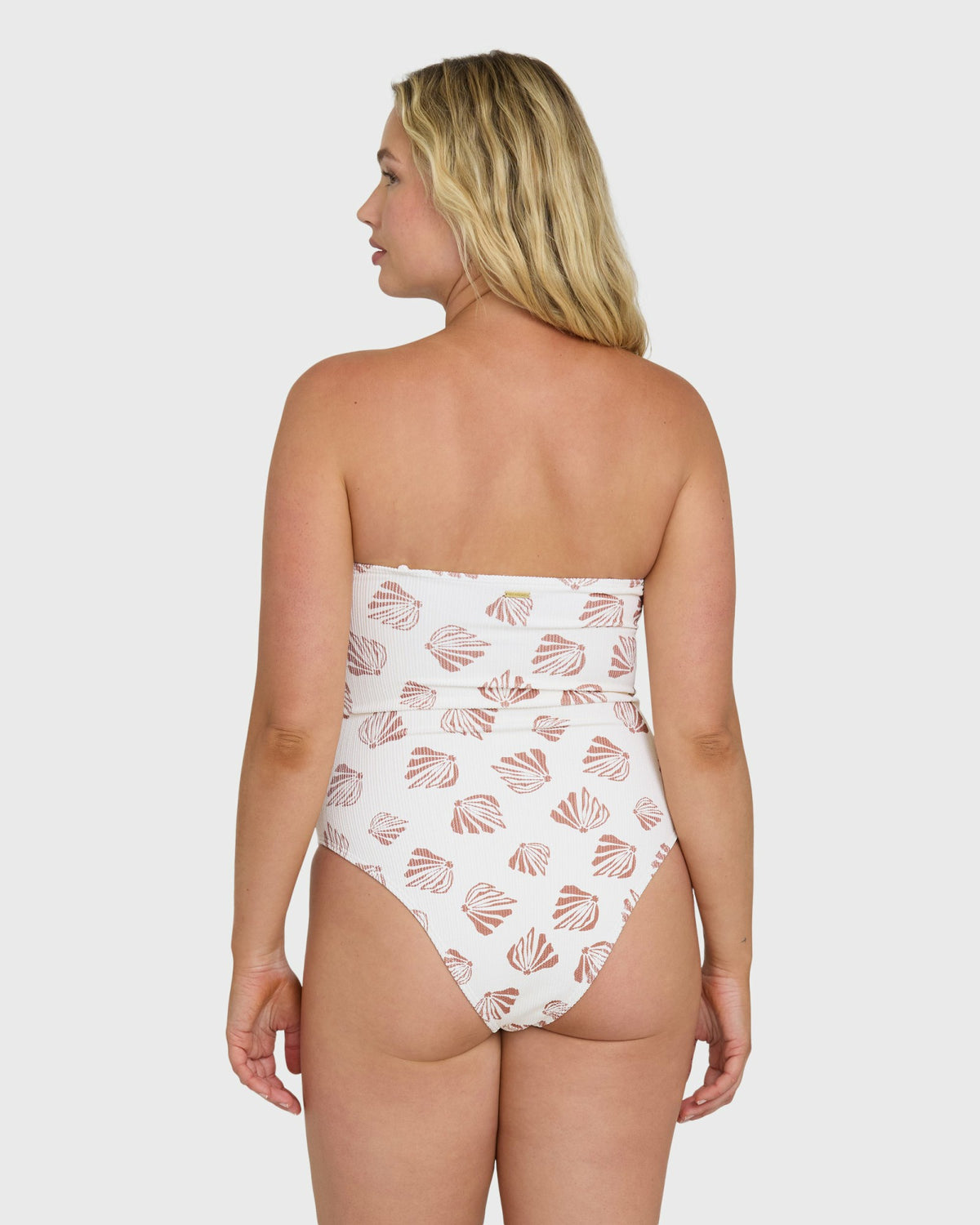 Billabong Women's Sandy Shells Hailey One Piece Swimsuit - Salt Crystal