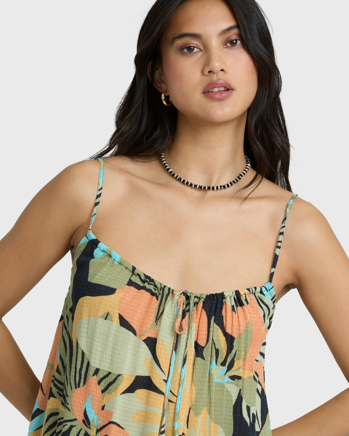 Billabong Women's Beach Song Printed Mini Dress - Black Multi