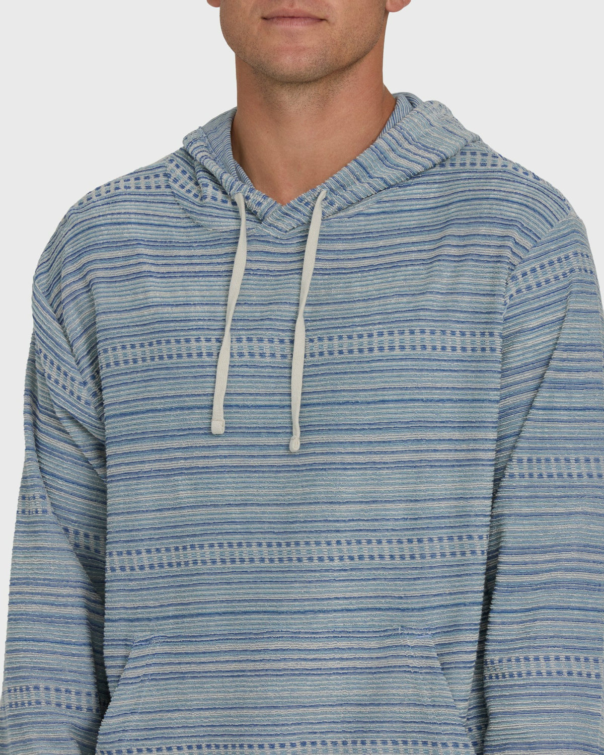 Billabong Men's Flecker Diego YD Pullover Hoodie - Blue Fog