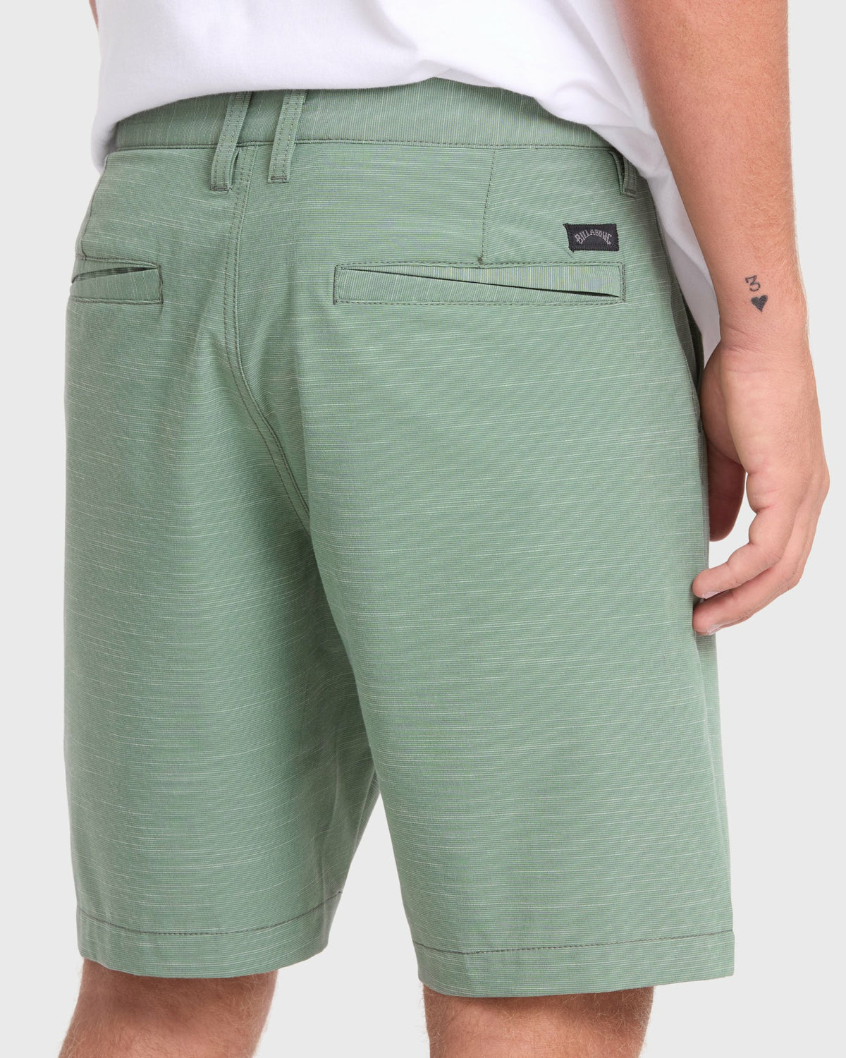 Billabong Men's Crossfire Submersible 19\" Amphibian Hybrid Shorts - Laurel Wreath