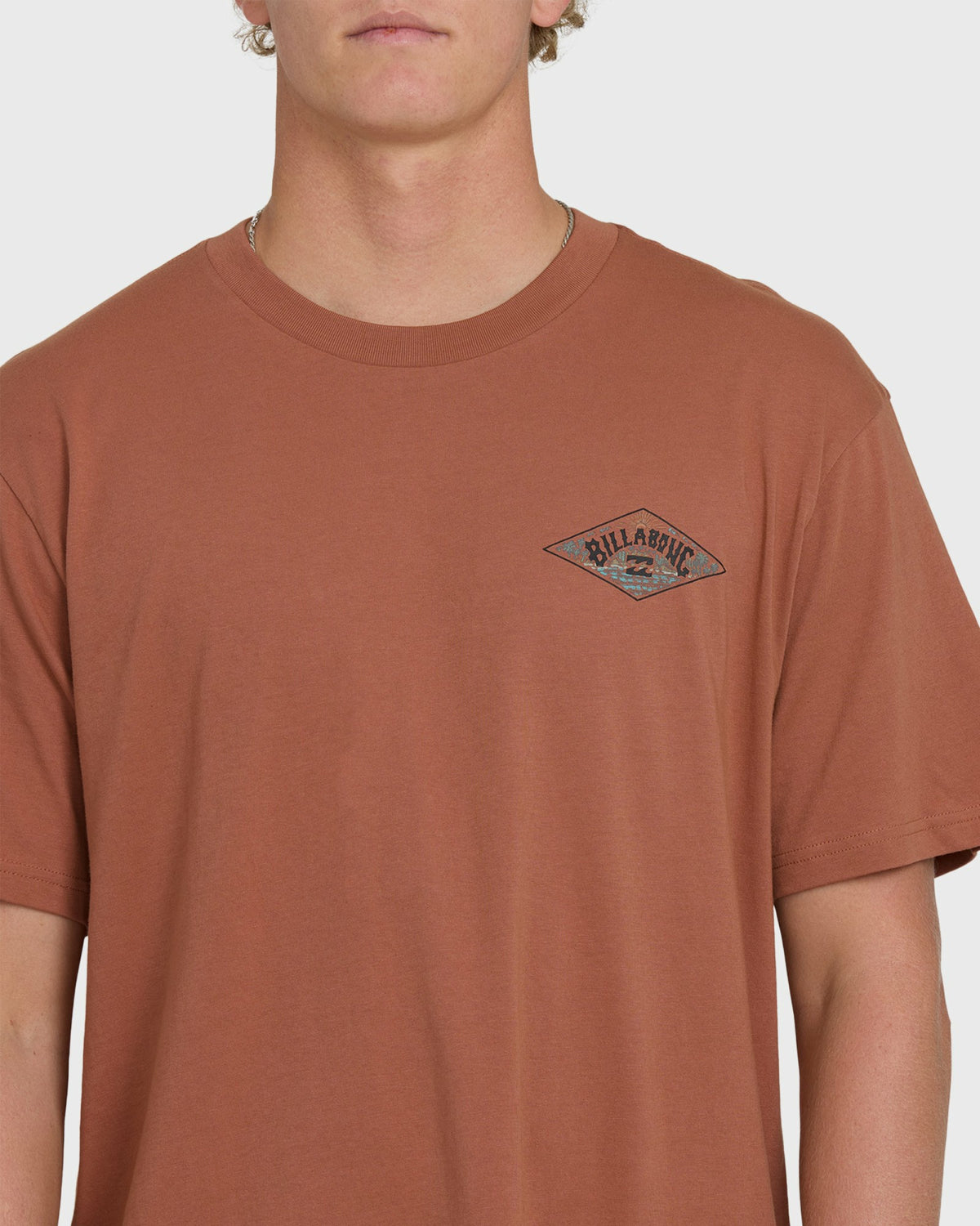 Billabong Men's A\/Div Arch Premium Short Sleeve Knit T-Shirt - Cedar Wood