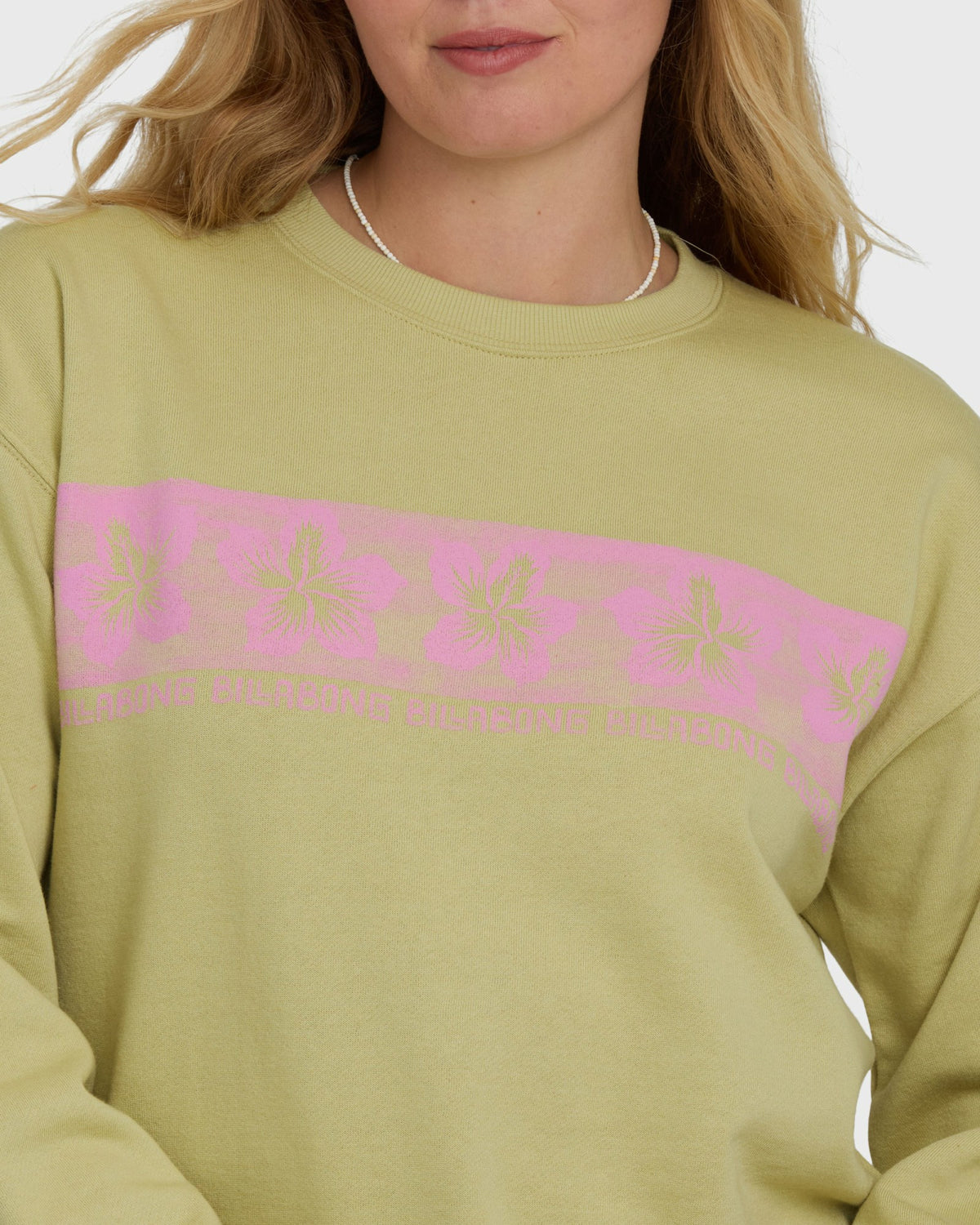 Billabong Women's Giving Shade Crewneck Sweatshirt - Cactus