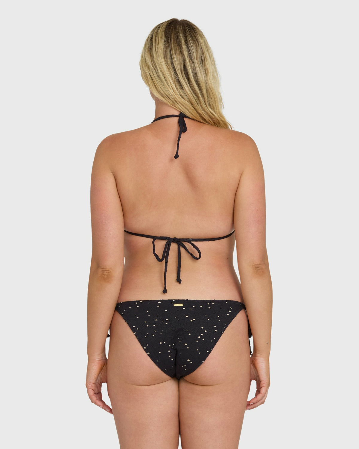 Billabong Women's Eye On You Tie-Side Maui Bikini Bottoms - Black Pebble