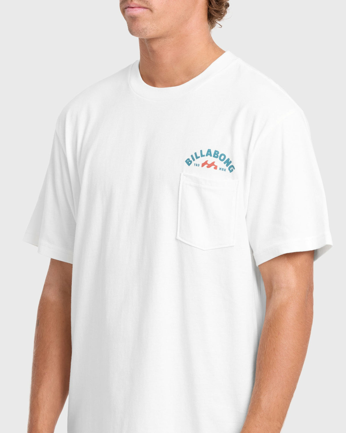 Billabong Men's Foundry Premium Short Sleeve Cotton Graphic T-Shirt - Off White