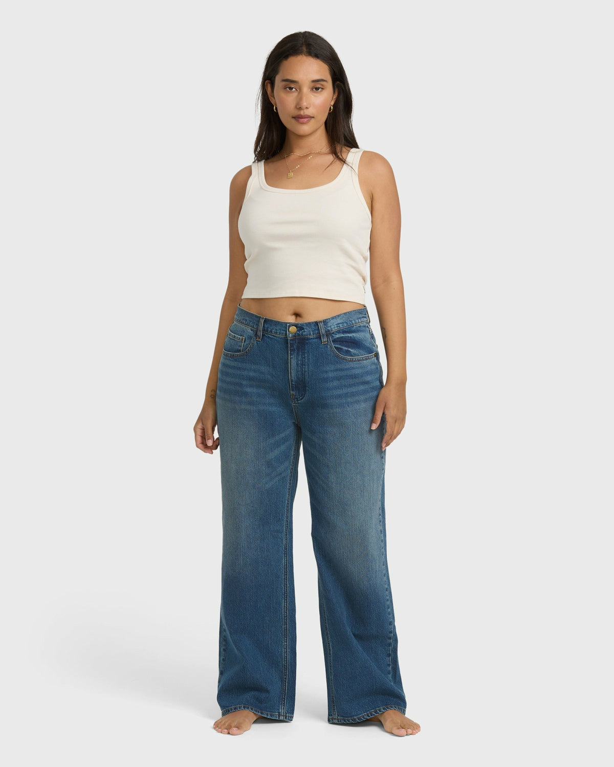 Billabong Women's Shifter Straight Leg Pants - Dirty Vintage Blue