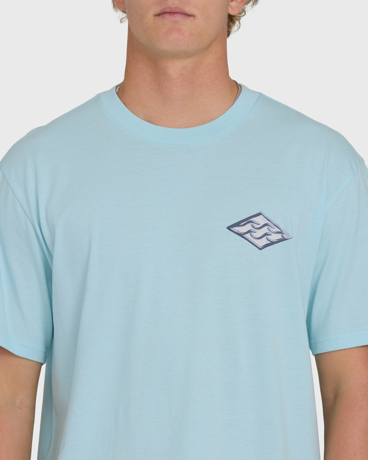Billabong Men's Dim Arch Premium Short Sleeve Knit T-Shirt - Coastal Blue