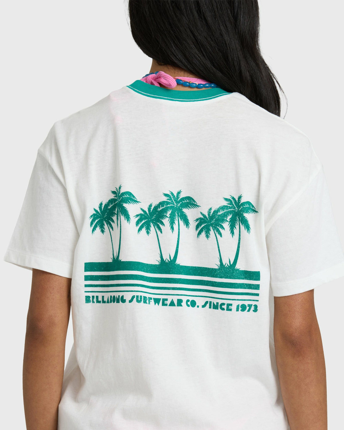 Billabong Women's My Beach Club Short Sleeve T-Shirt - Salt Crystal