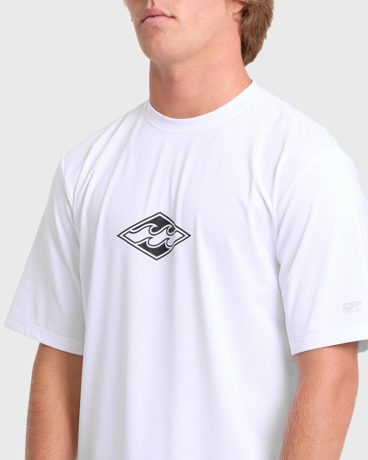 Billabong Men's All Day Wave Loose Fit Short Sleeve Surf Tee - White