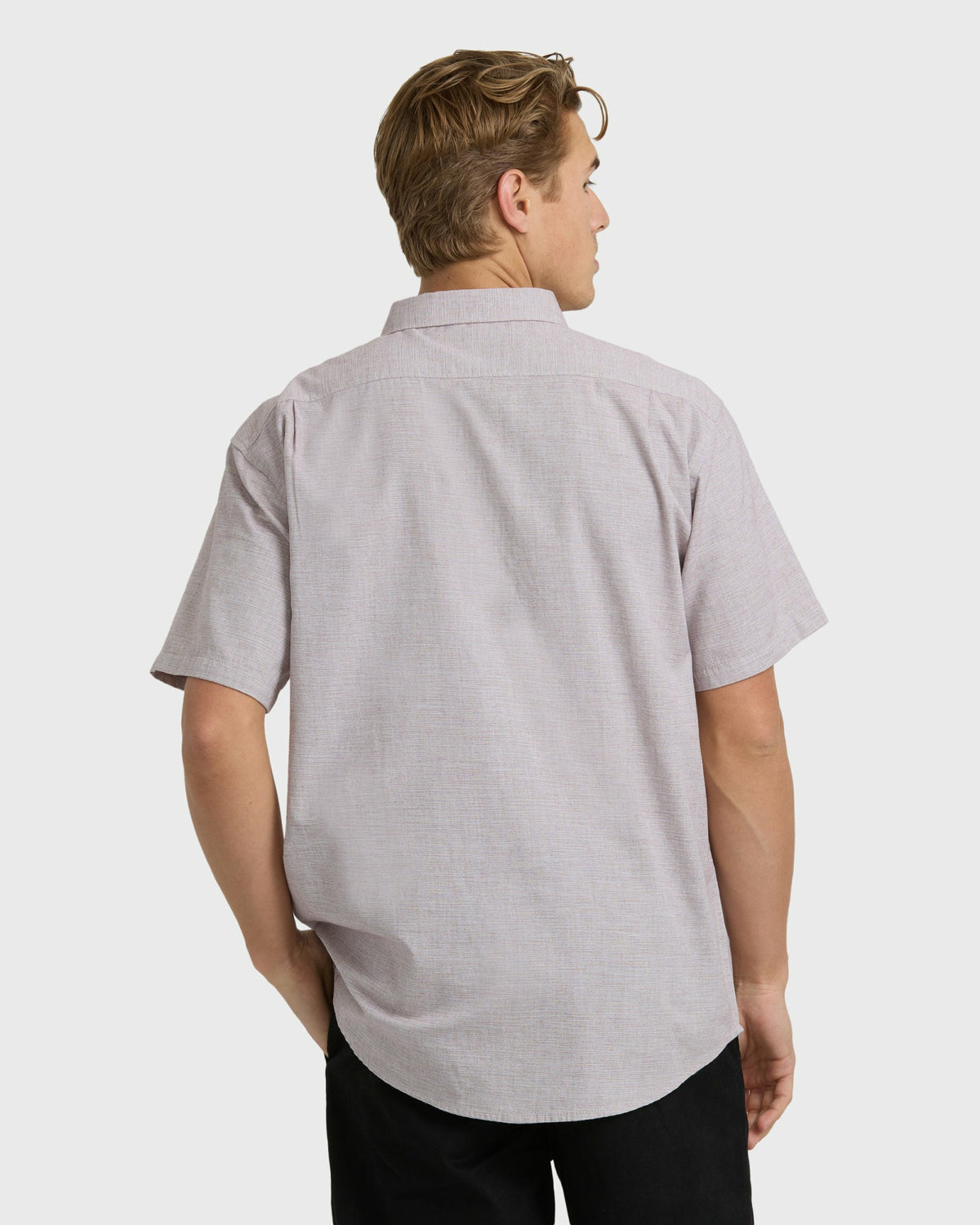 Billabong Men's All Day Short Sleeve Shirt - Plum