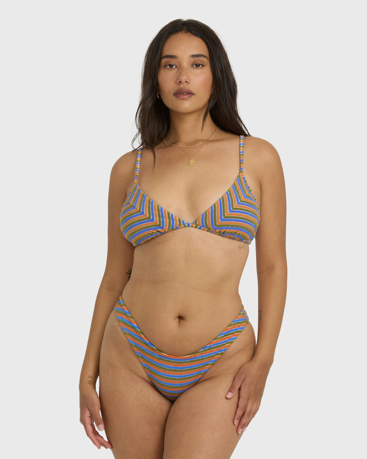 Billabong Women's Tides Terry Hike Bikini Bottom - Multi