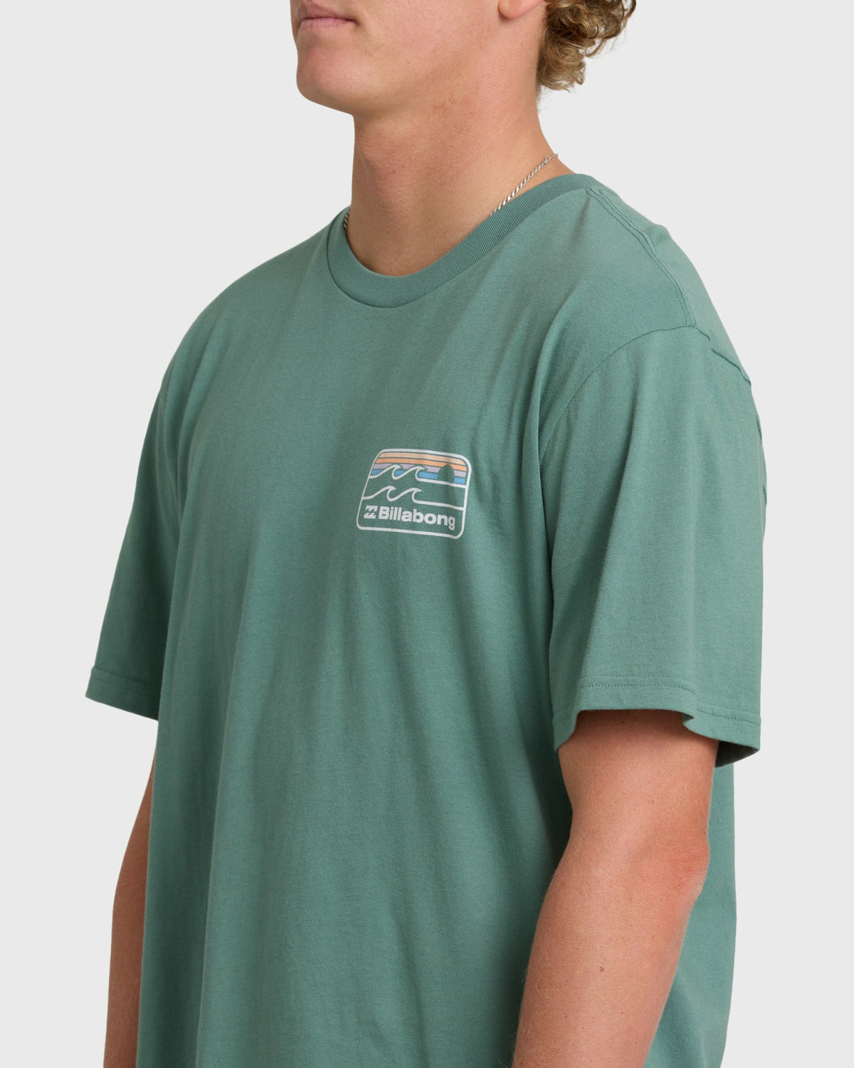Billabong Men's Runner Premium Short Sleeve T-Shirt - Sea Green