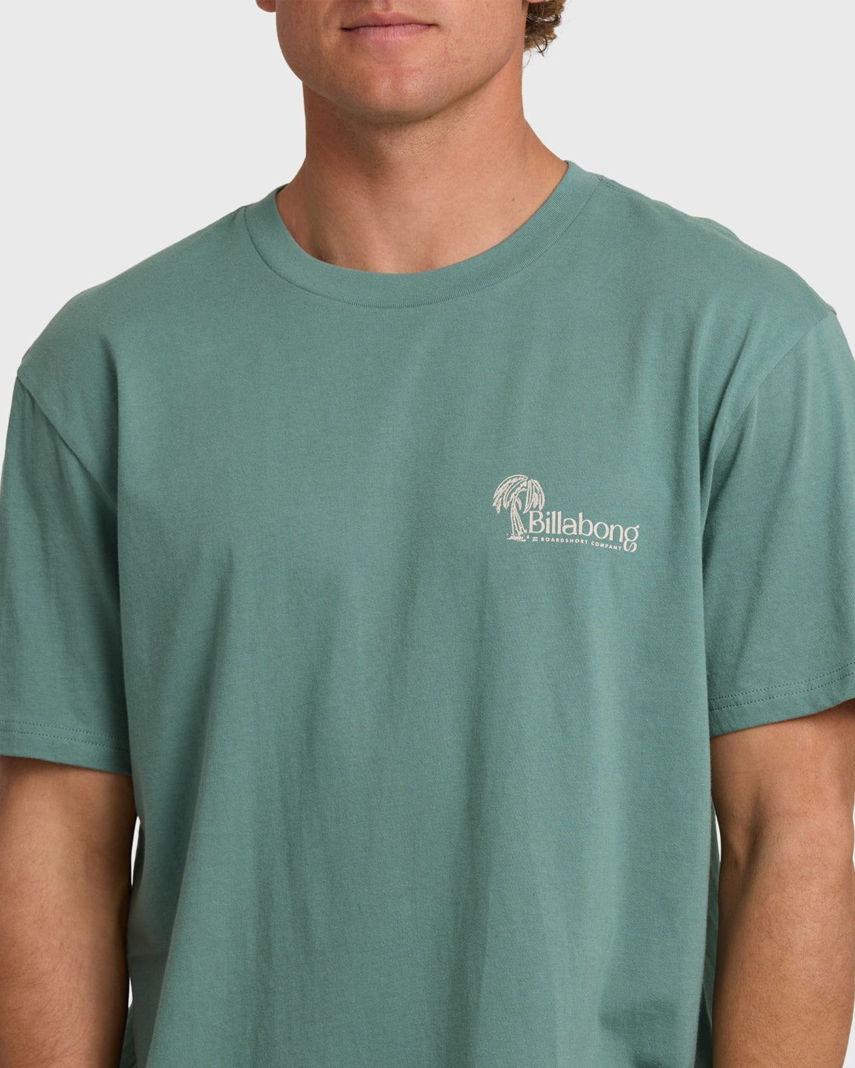 Billabong Men's Late Checkout Premium Short Sleeve T-Shirt - Sea Green