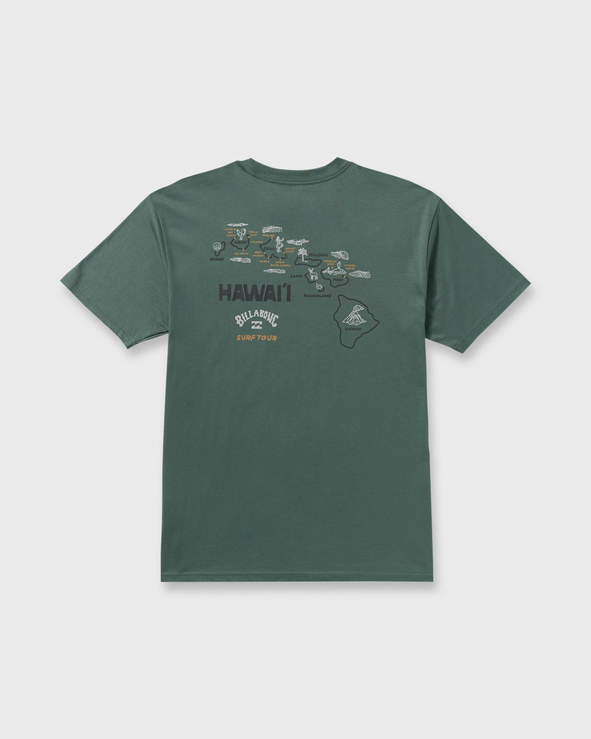 Billabong Men's Surf Tour Hi Premium Short Sleeve T-Shirt - Dark Slate