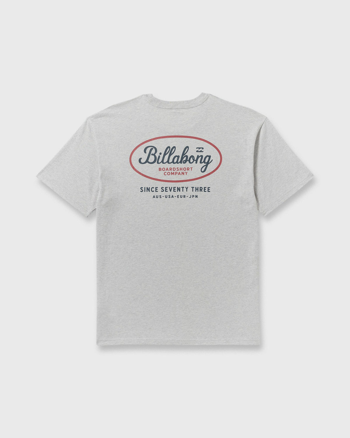 Billabong Men's Walled Regular Short Sleeve T-Shirt - Lt Grey Htr