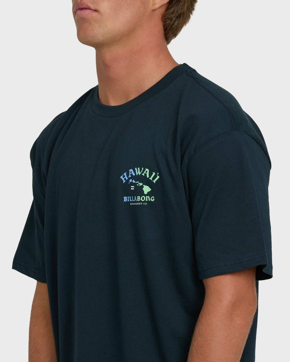 Billabong Men's Island Chain Hawaii Regular Short Sleeve Tee - Navy