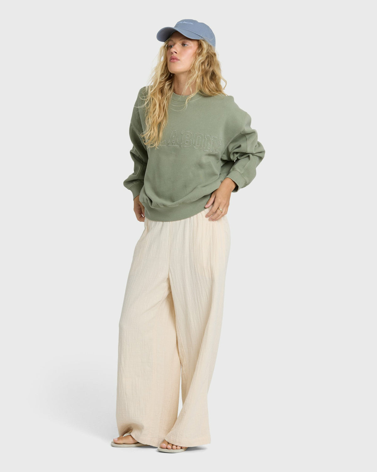 Billabong Women's Follow Me Elastic Waist Pants - Dove
