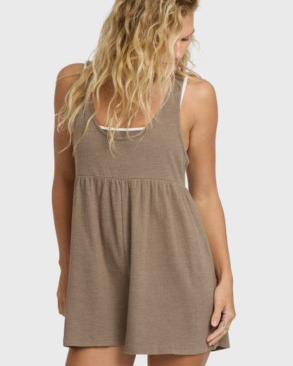 Billabong Women's Easy Does It Knit Romper - Incense