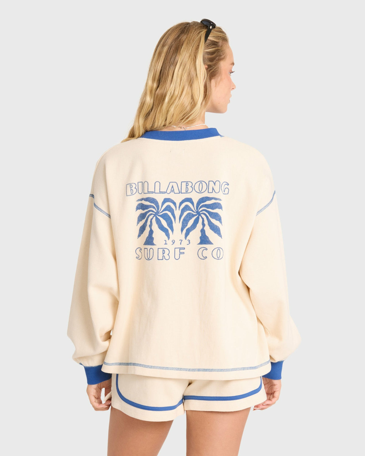 Billabong Women's Back To It Fleece Shorts - White Cap