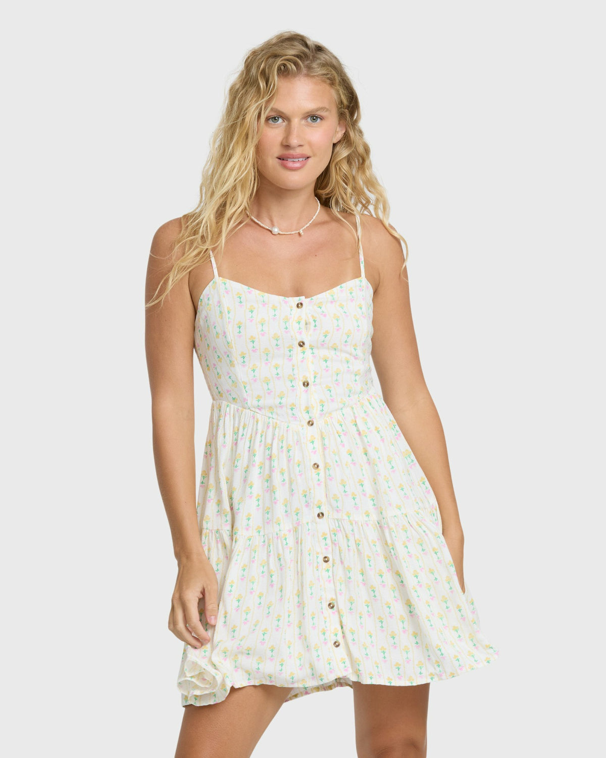 Billabong Women's Prairie Days Mini Dress - Salt Crystal