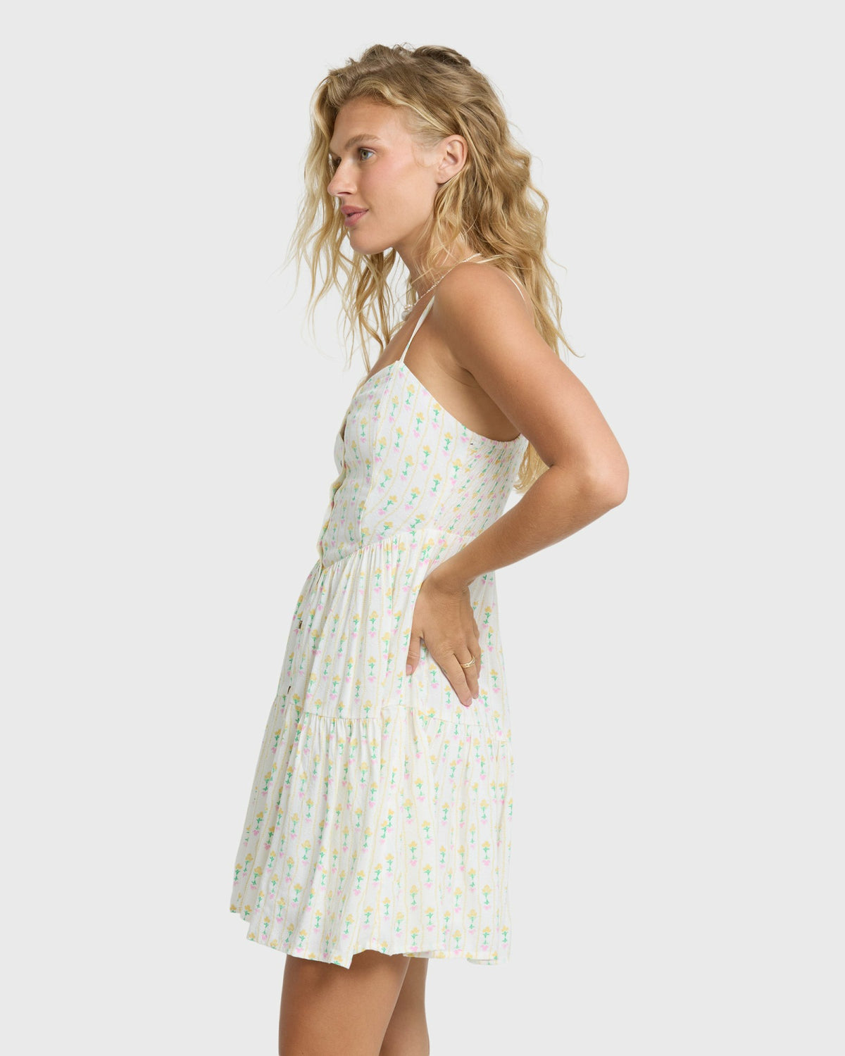 Billabong Women's Prairie Days Mini Dress - Salt Crystal