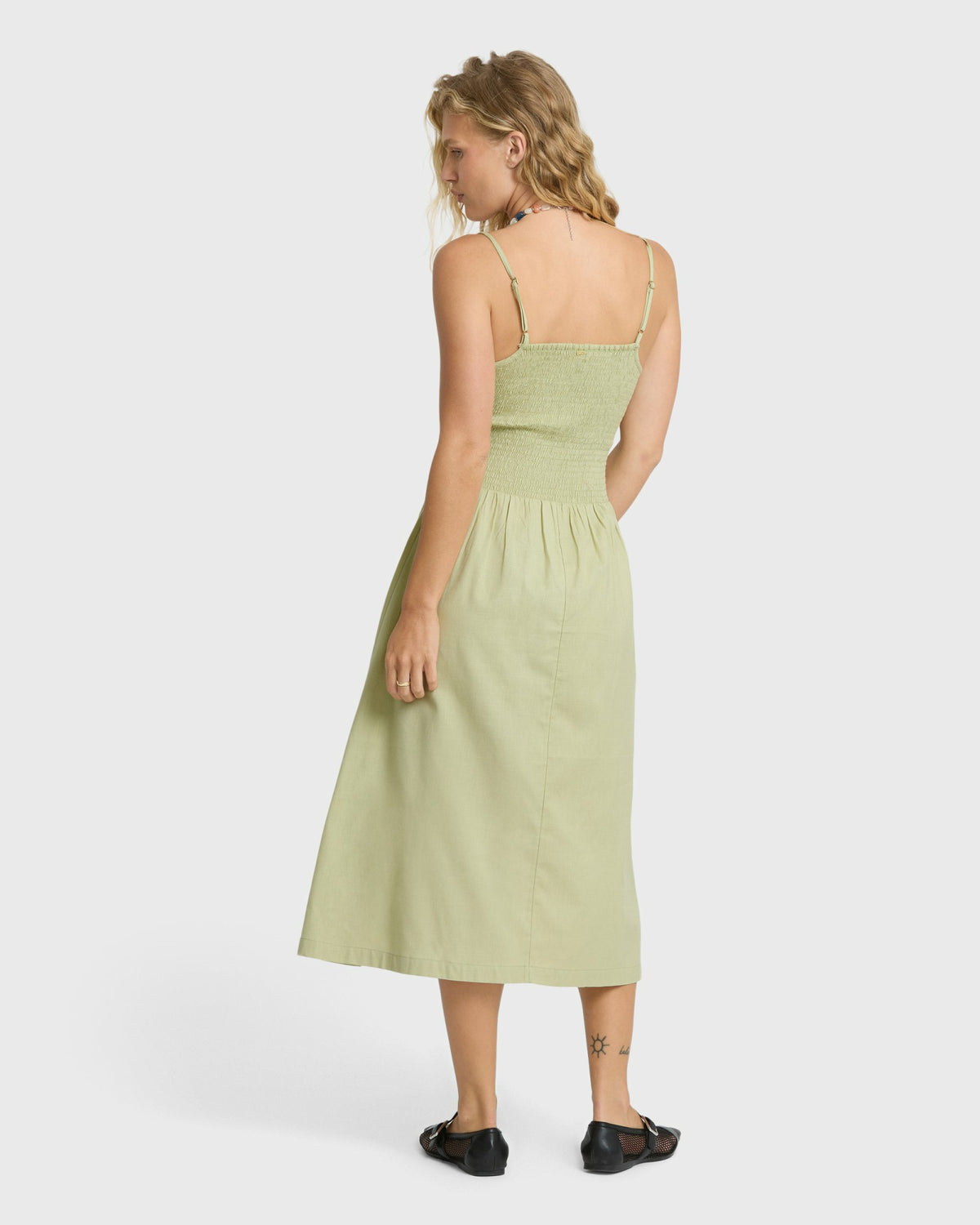 Billabong Women's Hidden Cove Midi Dress - Smoke Green