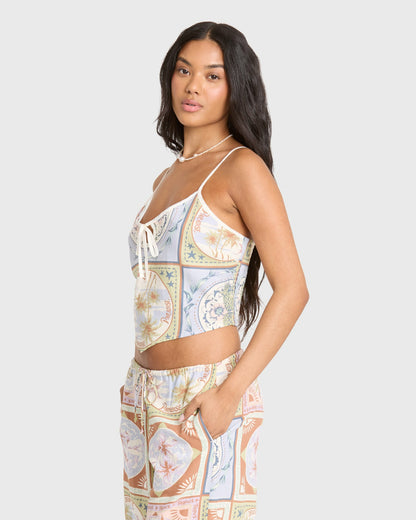 Billabong Women's Into The Sun Tank Top - White Cap