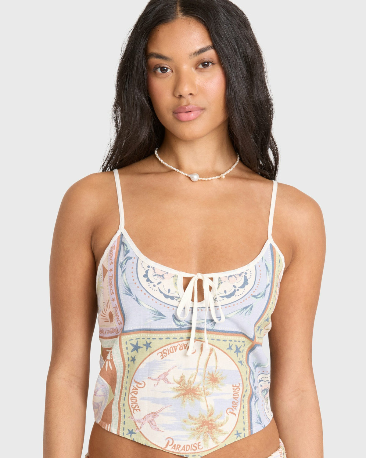 Billabong Women's Into The Sun Tank Top - White Cap
