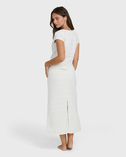 Billabong Women's Your Call Maxi Skirt - Salt Crystal