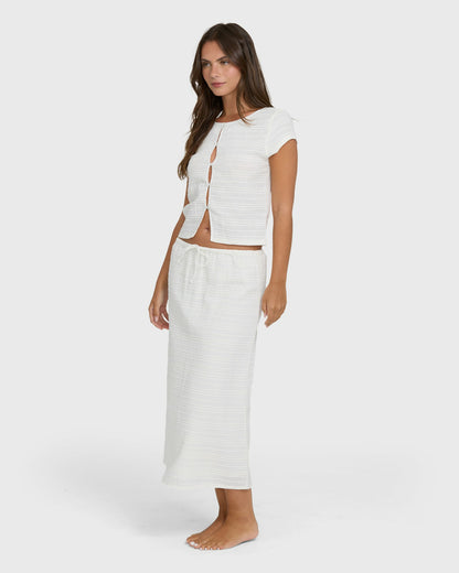 Billabong Women's Your Call Maxi Skirt - Salt Crystal