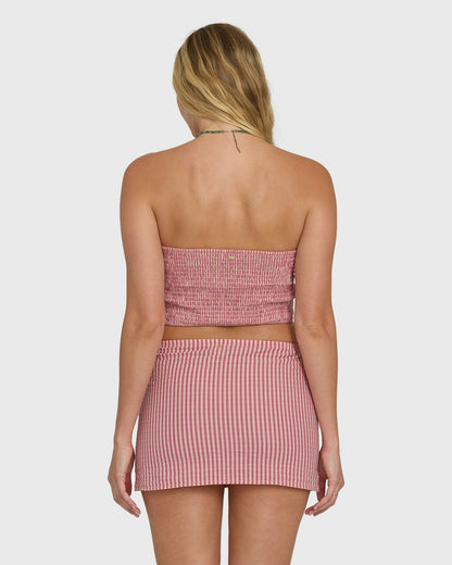 Billabong Women's So Micro Tank Top - Pink Sunset